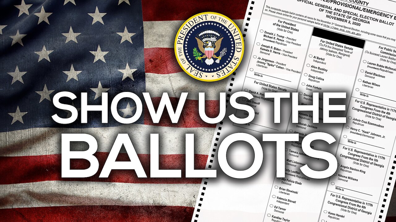 Evidence - Show Us The Ballots
