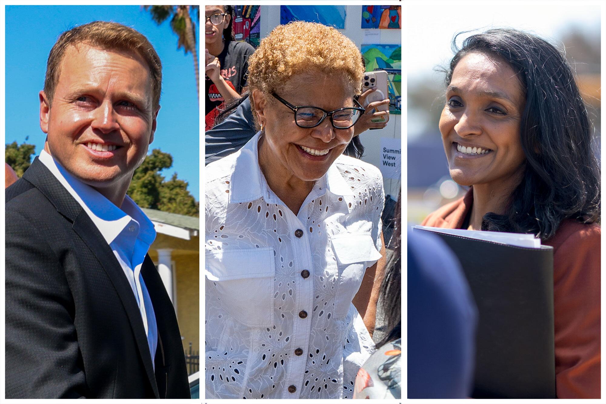 LA Mayoral candidates